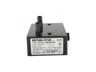 Трансформатор розжига Brahma TC2STPSF (15910752) для газовых горелок, 12 кВ, 20 мА