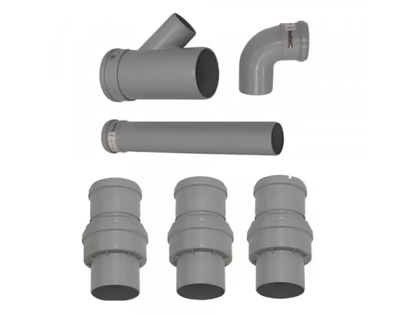 Комплект дымохода Vaillant S3 для подключения 3-го котла, артикул 0020042908