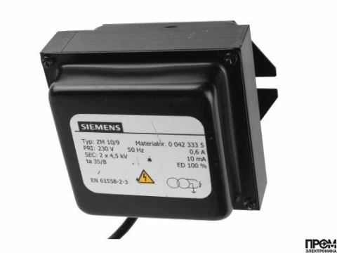 Трансформатор розжига Siemens ZM 10/9 00423335
