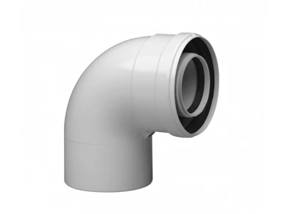 Коаксиальный отвод 87° Ø110/160 мм для котлов Baxi (полипропилен), арт. 71413361