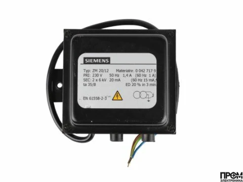 Трансформатор розжига Siemens ZM 20/12 00427179