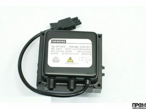 Трансформатор поджига Siemens ZM 20/10 00427187