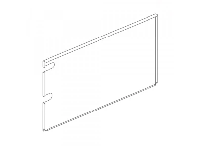 Задняя облицовочная панель для котлов Protherm, 8 секций (артикул: 0020035329)