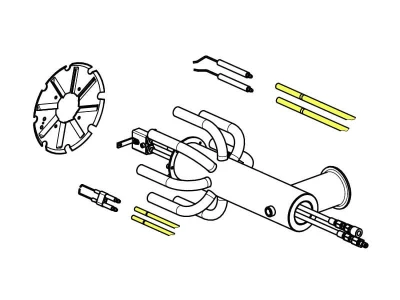 Кабель розжига Giersch 47-50-25003 (2 шт, 1100 мм) для котлов MK3.1-3.4