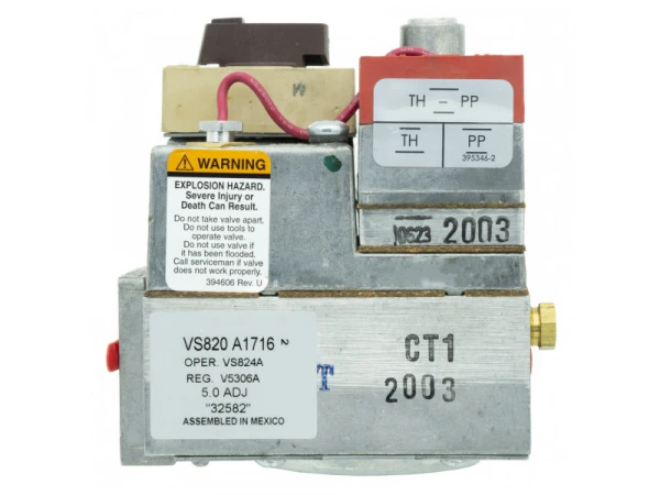 Газовый клапан Honeywell VS820A1716 для автоматического и ручного регулирования подачи газа