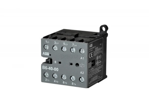 Контактор ABB B6-40-00 для котлов Ecoflam, 9А, 220В AC, 4.0 кВт, артикул 13011025
