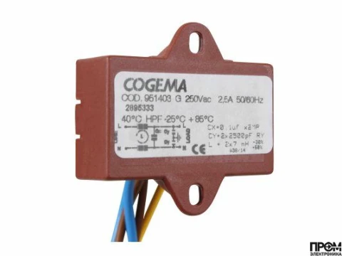 Сетевой антипомеховый фильтр Cogema 951403