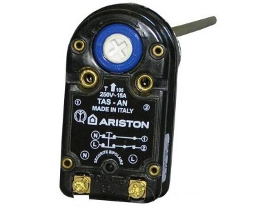 Термостат безопасности Ariston TAS-N 450мм, 15А, 250В, 40-80°C, арт. 697102
