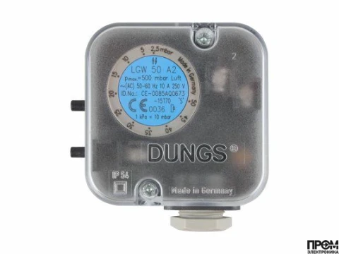 Реле давления Dungs LGW 50 A2 клеммное соединение