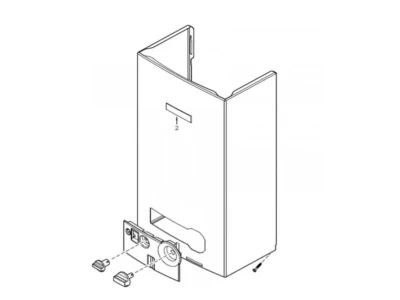 Кожух газовой колонки Bosch/Buderus, артикул 87054313270