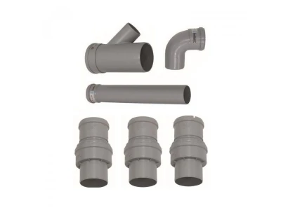 Комплект дымохода Vaillant S3 (303965) для каскадной установки котлов 3-4 шт., Dn 130 мм, PP