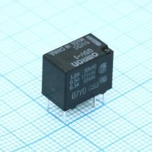 G5V15VDC, Сверхминиатюрное сигнальное реле 1А одна контактная группа на переключение катушка 5В 167Ом