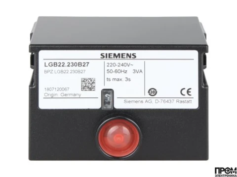 Топочный автомат Siemens LGB22.330A27