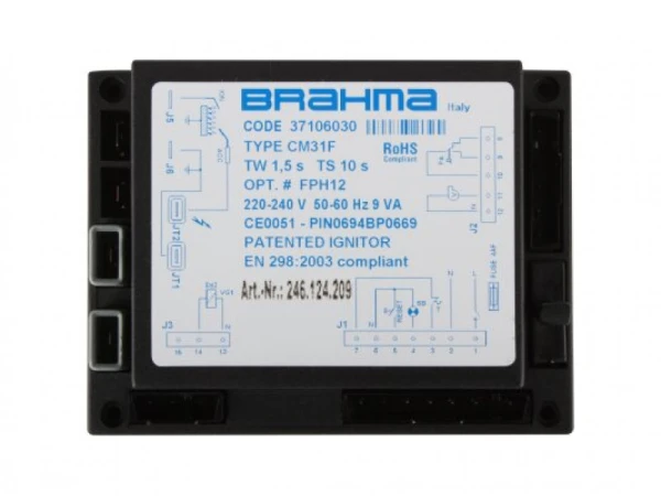 Менеджер горения Brahma CM31F (37106030) для газовых атмосферных горелок