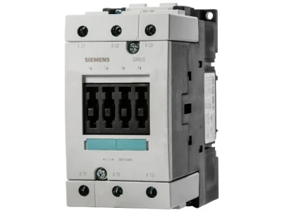 Контактор трехполюсный Siemens Sirius 3RT1045-1AP00, 37 кВт, 80 А, AC-3, 400 В, катушка 230 В AC