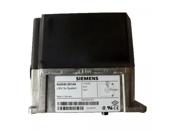 Сервопривод Siemens SQM45.291A9 для управления воздушной заслонкой, 3 Н·м, 10 сек, IP54