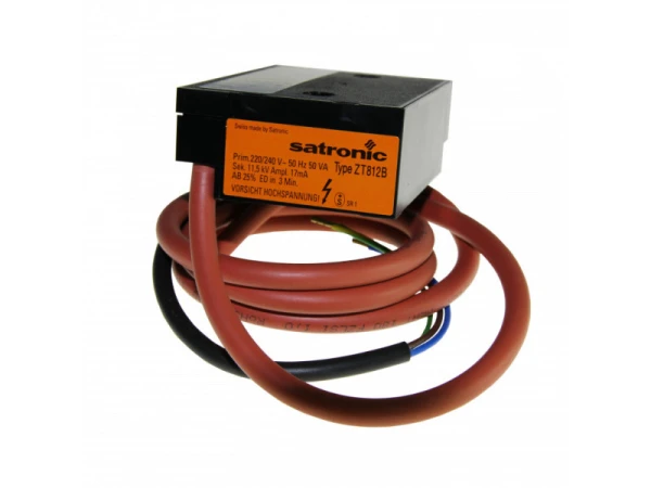 Трансформатор розжига Honeywell Satronic ZT 812B, 10 кВ, 16 мА, 220-240 В, 50 ВА, артикул 1260003