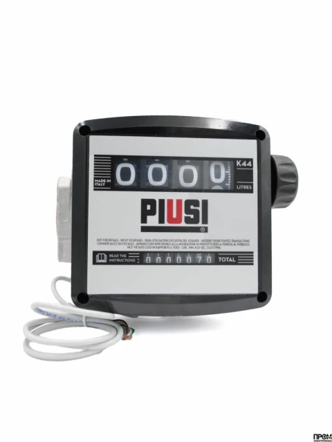 Механический счетчик K44/PULSER для дизельного топлива 20-120 л/мин PIUSI 00056500A