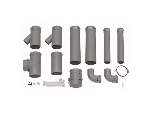 Комплект коаксиального дымохода Vaillant 0020042761 для каскадных систем (2 аппарата, D=130 мм)