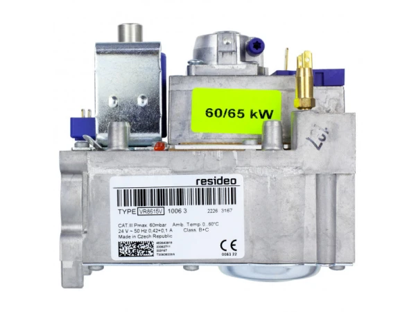 Газовый электромагнитный клапан Honeywell VR8615V1006U для систем розжига DBI, 1/2", 60 мбар