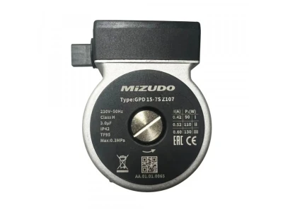 Циркуляционный насос Mizudo GPD 15-7S Z107 для котлов (Артикул: AA.01.01.0065)