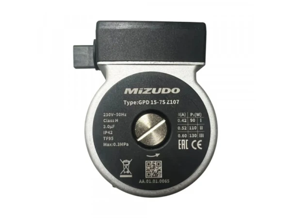 Циркуляционный насос Mizudo GPD 15-7S Z107 для котлов (Артикул: AA.01.01.0065)
