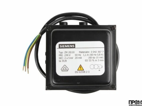 Трансформатор розжига Siemens ZM 20/10 00423677