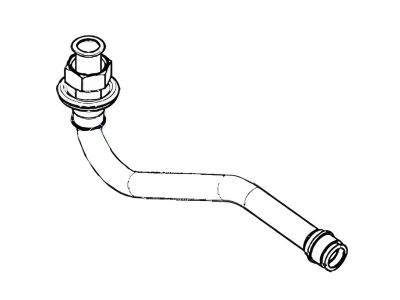 Патрубок обратной гидролинии для котлов Bosch/Buderus/Junkers U022/ZWA24 (Артикул: 87161217310)