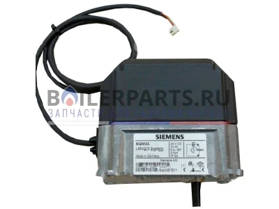 Сервопривод Siemens SQM33.411A9 для регулирования воздушной заслонки, 1.2 Н·м, 24 В