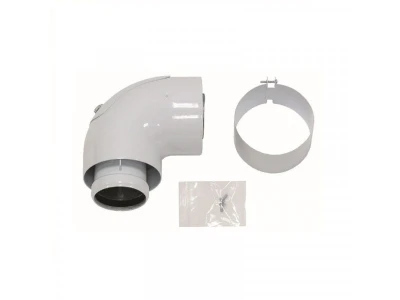 Отвод 90° Vaillant 303836 для коаксиальных дымоходов DN60/100 мм с ревизионным отверстием