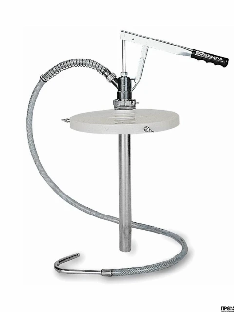 Ручной насос для трансмиссионного масла с крышкой 310 мм для бочек 320310 SAMOA