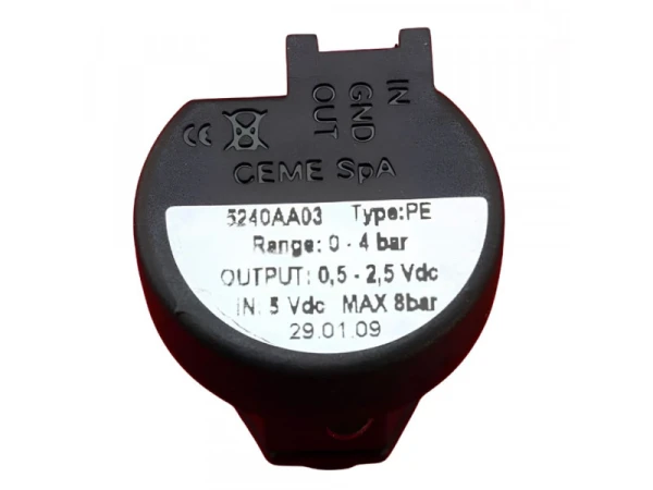Датчик низкого давления воды (скоба + переходник G1/4) для котлов Demrad, Protherm, Vaillant, Saunier Duval, артикул D003200037