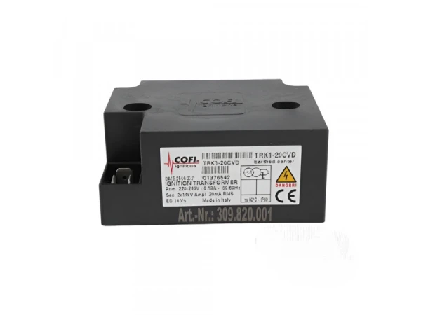 Трансформатор розжига Cofi TRK1-20CVD, 14 кВ, 20 мА, 2 выхода, 220 В