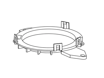 Крепление прессостата Bosch/Buderus/Junkers U022-24K/U052-28K (Артикул: 87182234410)