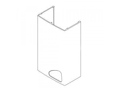 Кожух котла Fondital 6MANTELL00 для настенных котлов Victoria Compact CTN 24-AF