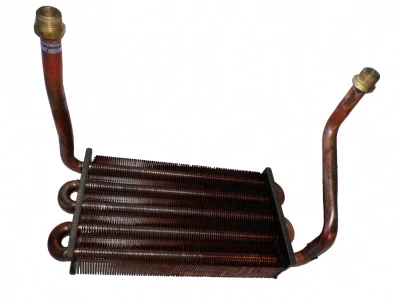 Теплообменник первичный Buderus/Bosch 87186446380, 12/18 кВт, Медь