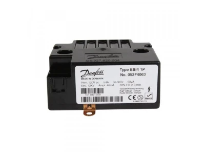 Трансформатор розжига Danfoss EBI4 1P (052F4063) для газовых и жидкотопливных горелок, 12 кВ, 120 В