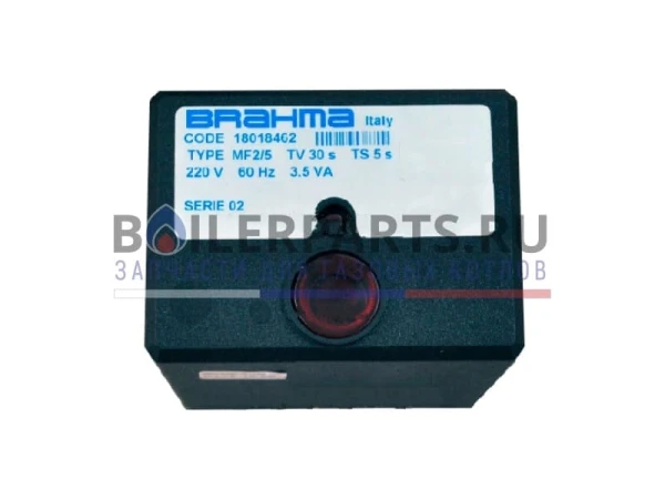 Блок управления горением Brahma MF2/5 (230В, 9ВА, 5 сек, 30 сек) Артикул: 18018462