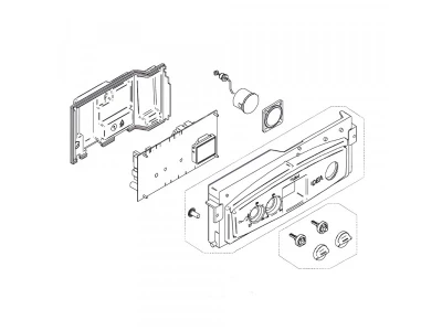 Панель управления котла Alphatherm 95010226 (турбо, битермический теплообменник)