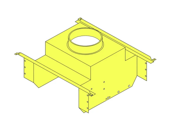 Коллектор дымовых газов Buderus G334X/G334WS-135 (артикул 05624540)