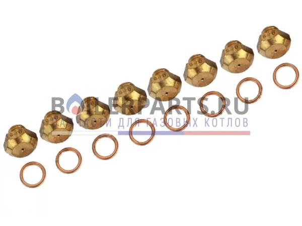 Комплект форсунок для переналадки котлов Vaillant (0,88 мм, 8 шт.) - Артикул 200145