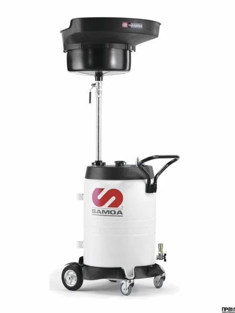 Маслосборник с маслоприемником 100 л, дистанционный слив, SAMOA, 372300