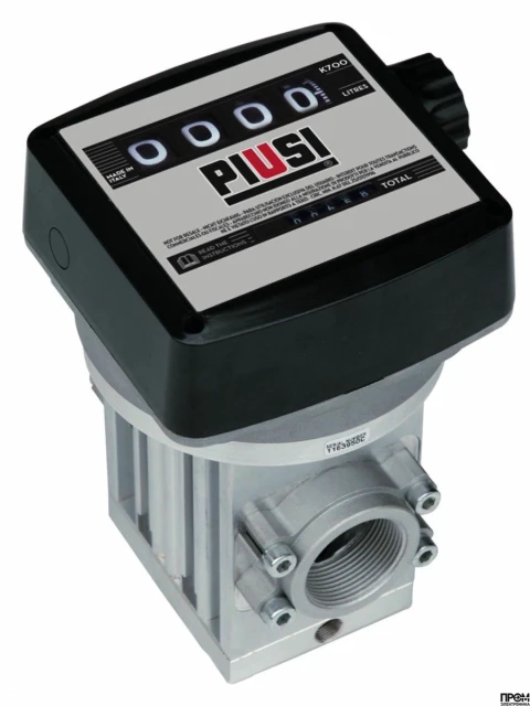 4-х разрядный механический счетчик для ДТ K700M ver. A, 40-220 л/мин F00540000 PIUSI