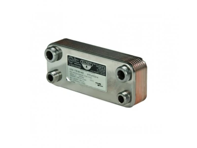 Пластинчатый теплообменник Zilmet 17B1901402, 12 пластин, 12-28 кВт