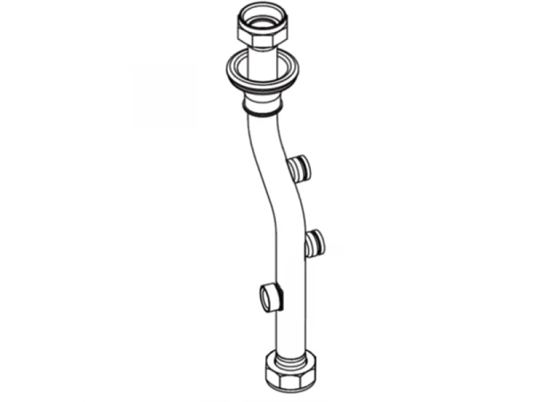 Труба подающая ZSA24-2A_ZWA24-2A (FD >=204) для котлов Bosch/Buderus/Junkers, артикул 87186422360