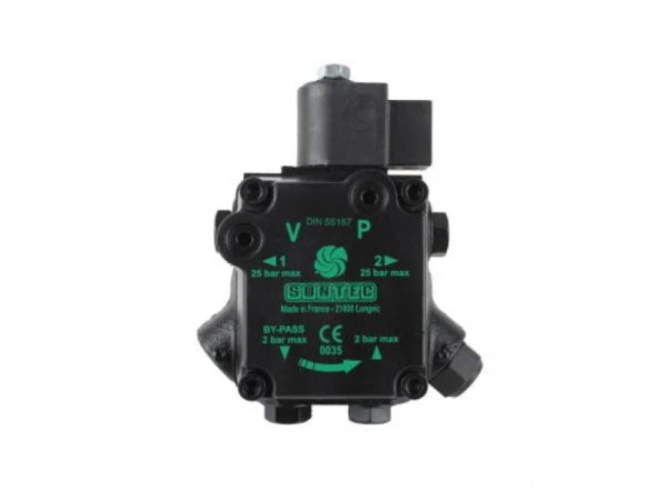 Топливный насос Suntec AUV47R 9856-6 для отопительных горелок, 44 л/ч, 2.5 МПа, 220-240 В