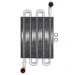 Первичный теплообменник для котлов Baxi 5700950, 24 кВт, Медь