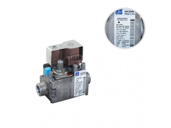 Газовый клапан SIT 848 Sigma, артикул 0.848.108, для газовых котлов Bosch, Buderus, Junkers