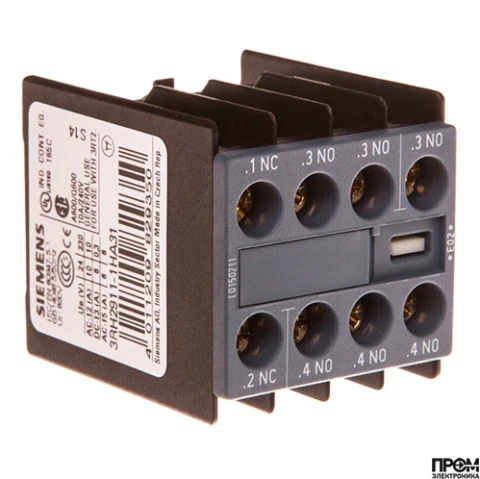 Блок дополнительных контактов Siemens Sirius, 3RH2911-1FA22