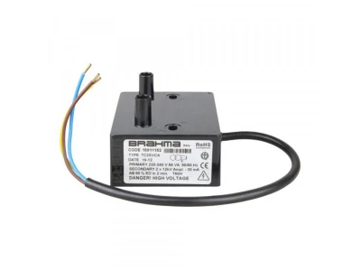 Трансформатор розжига Brahma TC2SVCA (15911152) для газовых и жидкотопливных горелок, 12 кВ, 50/60 Гц
